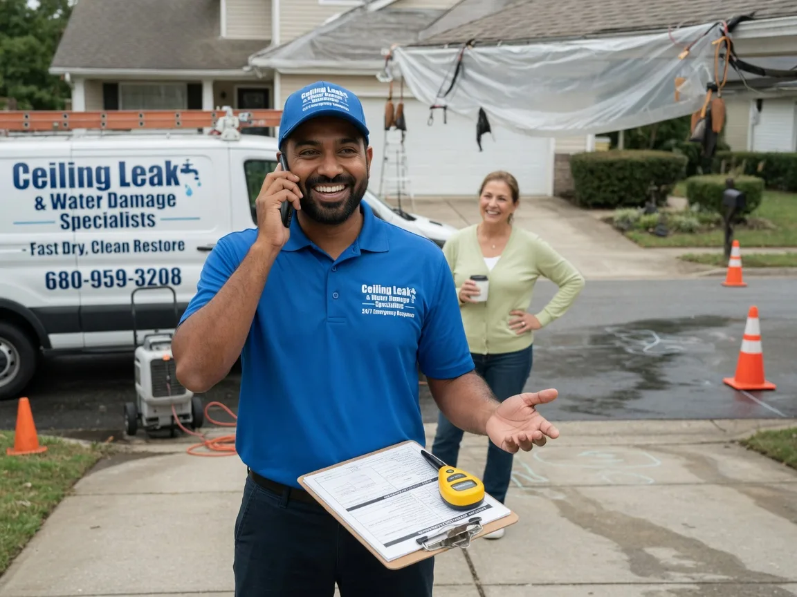 Ceiling Leak Cleanup Milligan College, TN FAQs